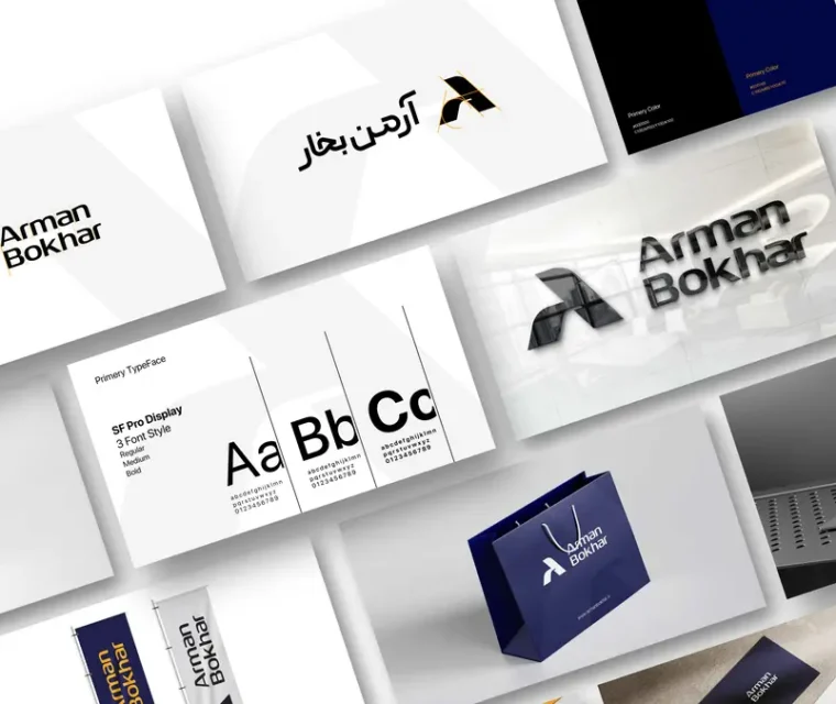 طراحی ست اداری با رعایت اصول برندینگ و هویت سازمانی