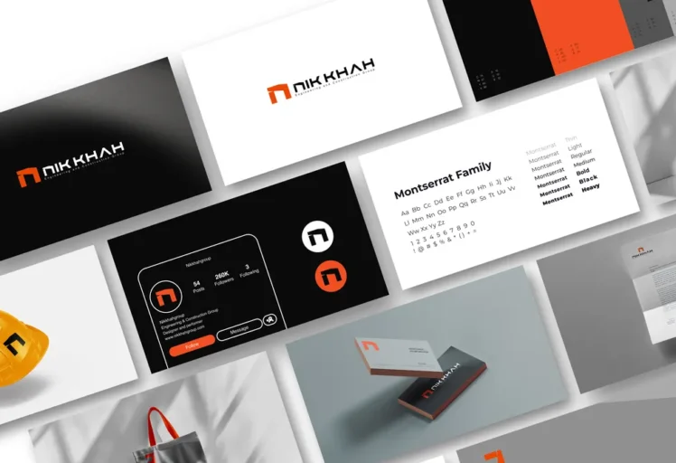 طراحی ست اداری لوکس با چاپ دیجیتال و رنگ خاص