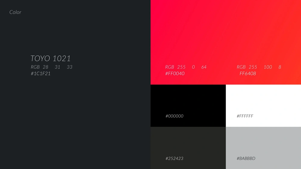 انتخاب رنگ‌ها در طراحی گرافیک برند نارشین