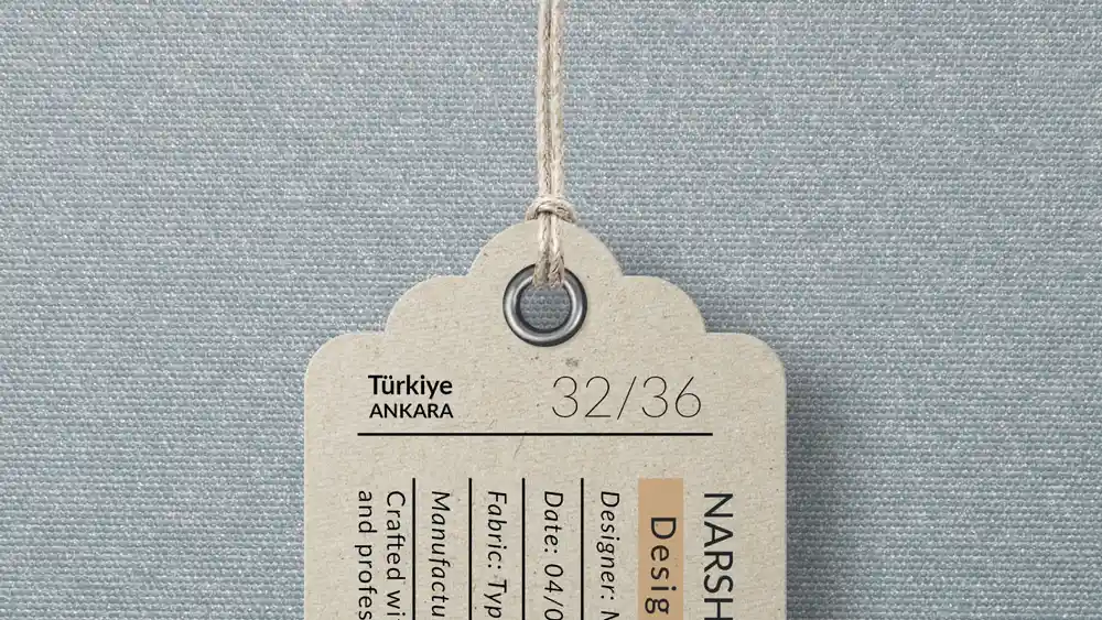 طراحی لیبل و اتیکت تبلیغاتی با رنگ‌بندی متناسب برند