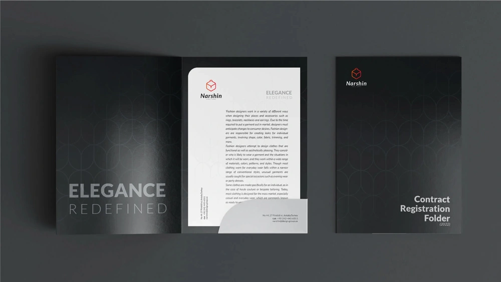 طراحی فولدر با چاپ UV موضعی برای جلب توجه بیشتر