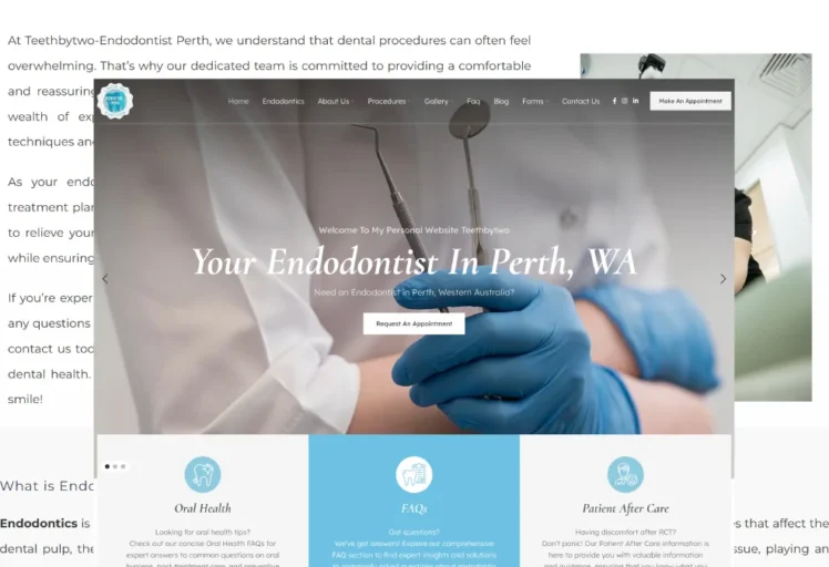 بهترین طراحی سایت دندانپزشکی