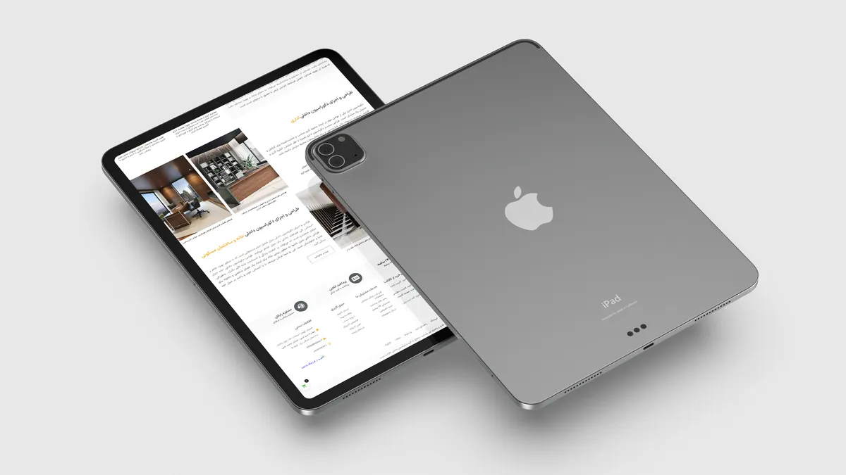 طراحی وب سایت فروشگاهی دکوراسیون داخلی