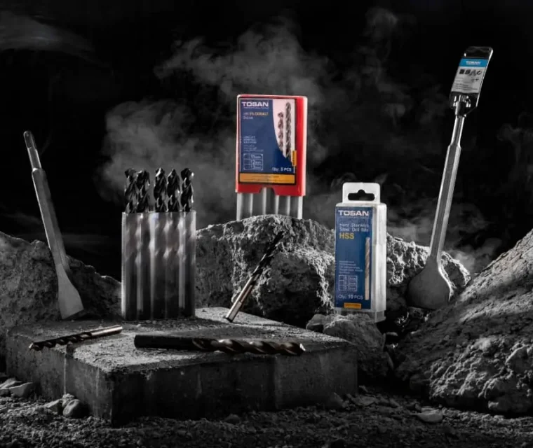 عکاسی صنعتی ابزارآلات توسان با جزئیات دقیق و رنگ واقعی